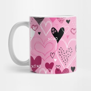 Hearts and Kisses Mug